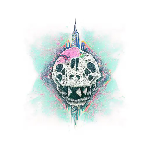 the down is upside tattoo design idea