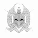 Ankh Symbol tattoo design idea