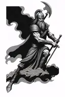 warrior fighter moses leader survivor strong u stoppable invincible tattoo design idea