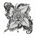 never give up drawings tattoo design idea