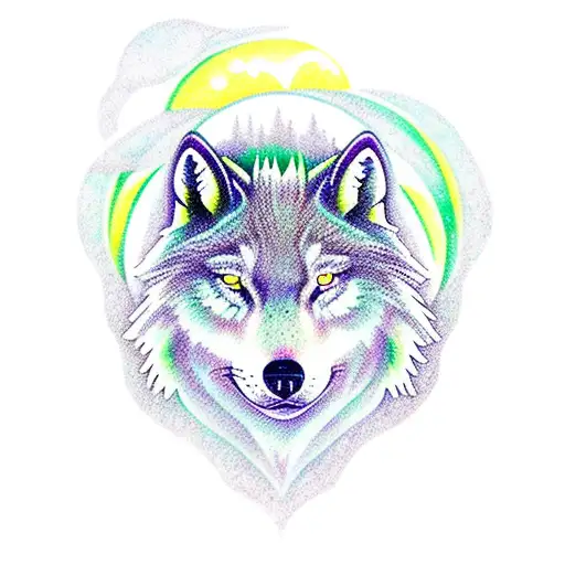 Two Black Wolves Art Deco Wolf Tattoo Illustration, Wolf Drawing, Tattoo  Drawing, Rat Drawing PNG Transparent Clipart Image and PSD File for Free  Download