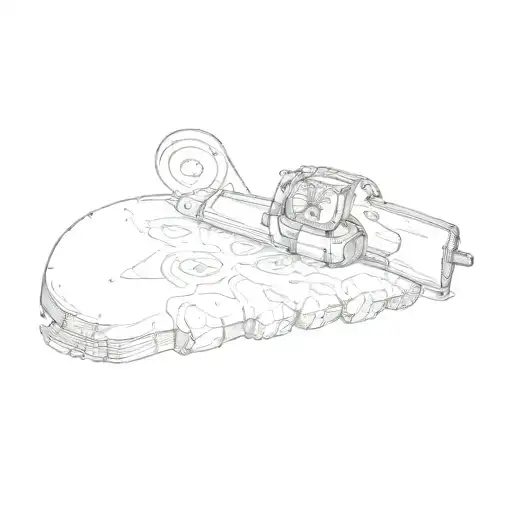 scalpel tattoo design idea