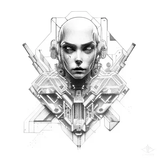 cyberpunk edgerunners tattoo design idea