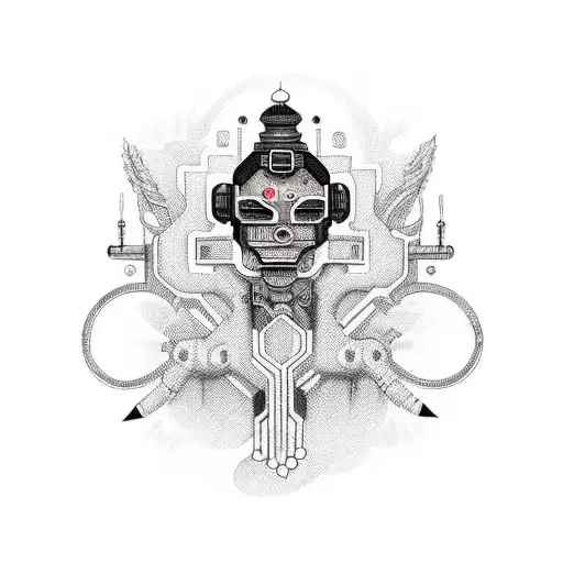 cyberpunk edgerunners tattoo design idea