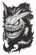 gengar pokemon dark tattoo design idea