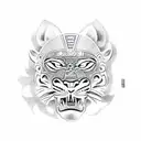 Aztec jaguar warrior with a macuahuitl tattoo design idea