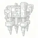 minecraft tattoo design idea