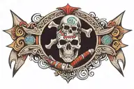 Tomahawk tattoo design idea