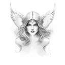 angel's death tattoo design idea