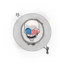 Imagine there's no countries It isn't hard to do Nothing to kill or die for And no religion, too tattoo design idea