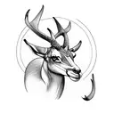 springbok tattoo design idea