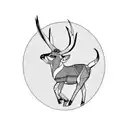 springbok tattoo design idea