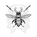 carpenter bee tattoo design idea