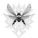 carpenter bee tattoo design idea