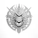 godzilla tattoo design idea