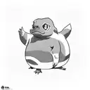 psyduck tattoo design idea