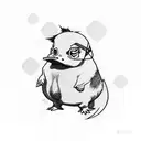 psyduck tattoo design idea