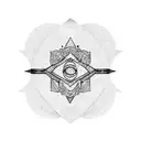  Karma and bow arrow tattoo design idea