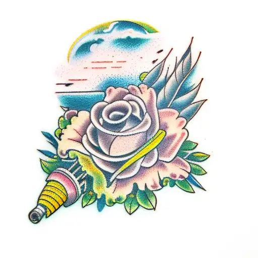 Isaiah 43:2 tattoo design idea