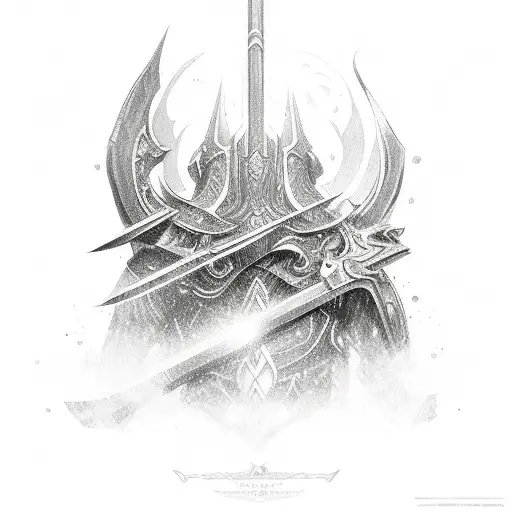 oblivion keyblade tattoo design idea