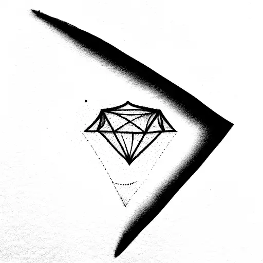 Small Diamond | Temporary Tattoos - minink
