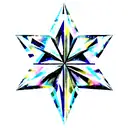 Diamond tattoo design idea