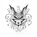 Vine tattoo design idea
