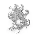 Vine tattoo design idea