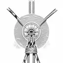 luffy's straw hat, Sasuke Eternal Mangenkyo sharingan, 7-star dragonball tattoo design idea