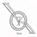 Roman numeral 5 tattoo design idea