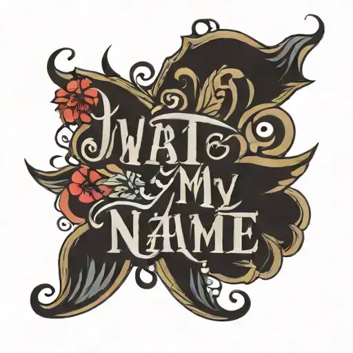 write my name JAY tattoo design idea