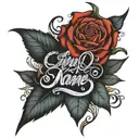 write my name JAY tattoo design idea