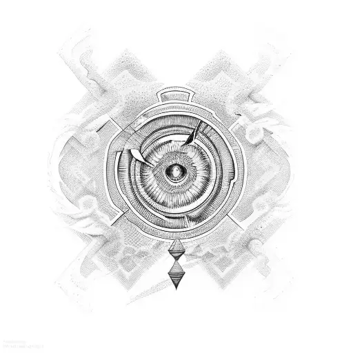 Alpha and omega tattoo design idea