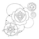 chakra symbols tattoo design idea