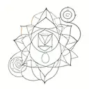 chakra symbols tattoo design idea
