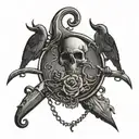 gallows tattoo design idea