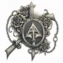 gallows tattoo design idea