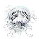 jelly fish  tattoo design idea