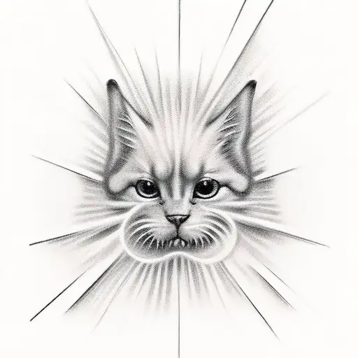 clouds, stair and gate to heaven tattoo design idea