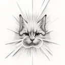 clouds, stair and gate to heaven tattoo design idea