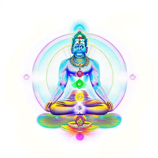 chakras tattoo design idea