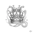 Queen's Crown tattoo design idea