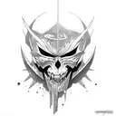spawn fighting with apex mirage  tattoo design idea