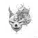 ruby  tattoo design idea