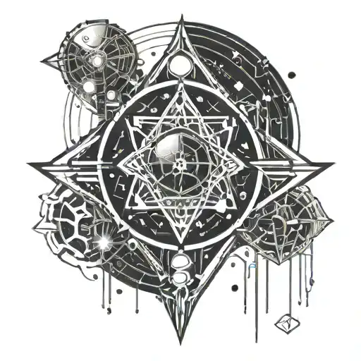 cosmic space themed tattoo tattoo design idea