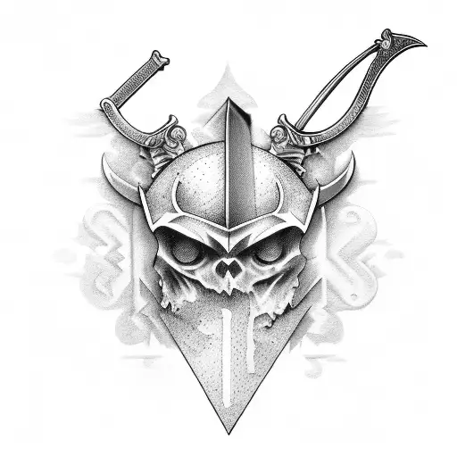 Sword tattoo design idea