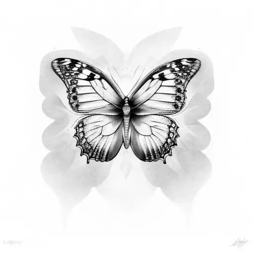 Butterfly kendrick lamar tattoo design idea