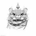 cookie tattoo design idea