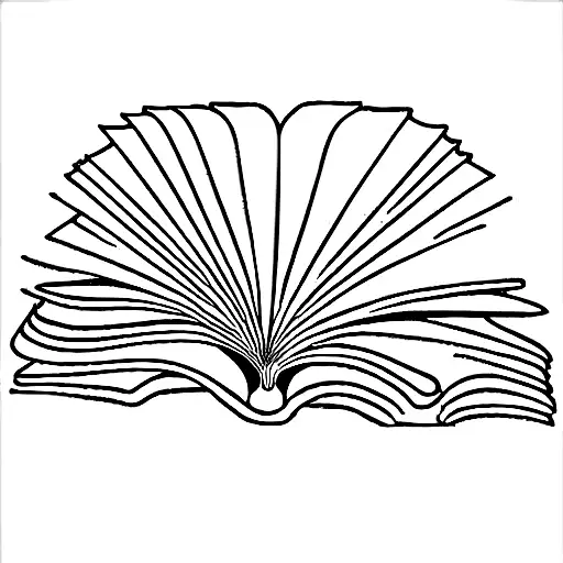 open book with fantasy elements coming out tattoo design idea