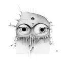 SIMBOL OF LONELYNESS AND DESPAIR tattoo design idea